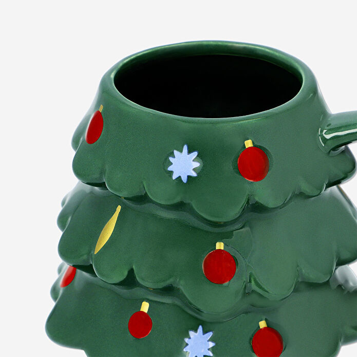 Flying Tiger Copenhagen Yılbaşı Ağacı Şekilli Yeşil Kupa