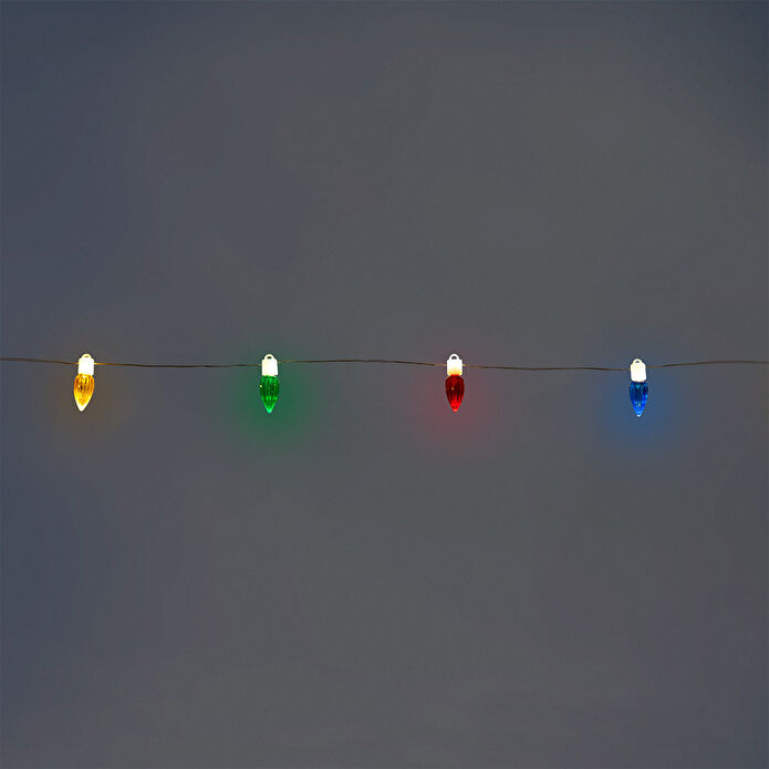 Flying Tiger Copenhagen Renkli Ampul Şekilli Yılbaşı Ağacı Işığı