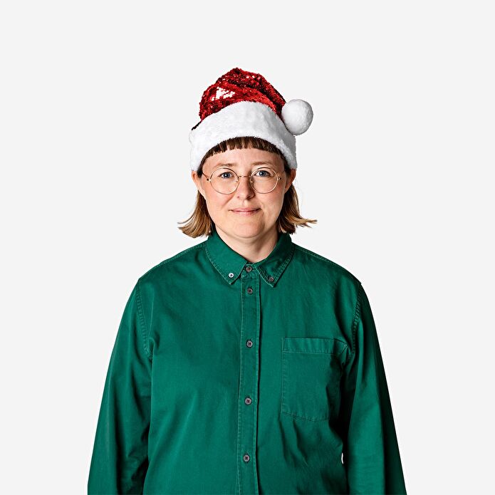 Flying Tiger Copenhagen Pullu ve Ponponlu Yılbaşı Şapkası