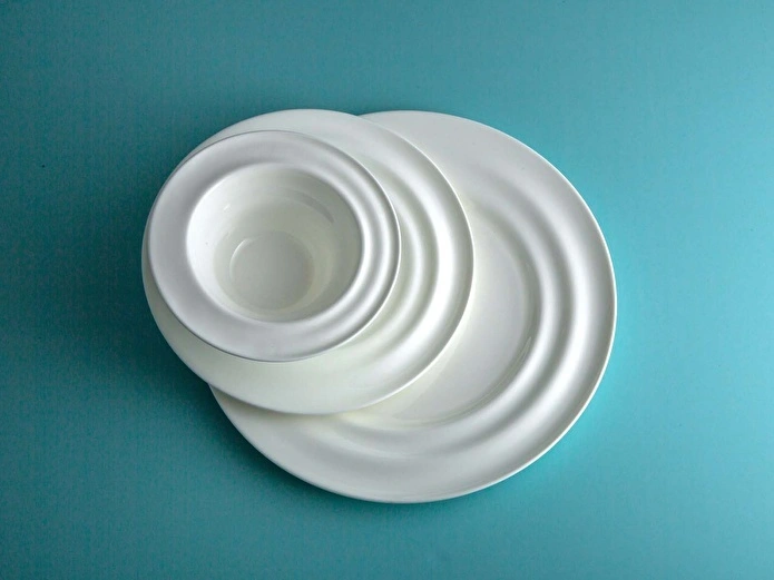 Jumbo Aqua Beyaz 58 Parça 12 Kişilik Yemek Takımı