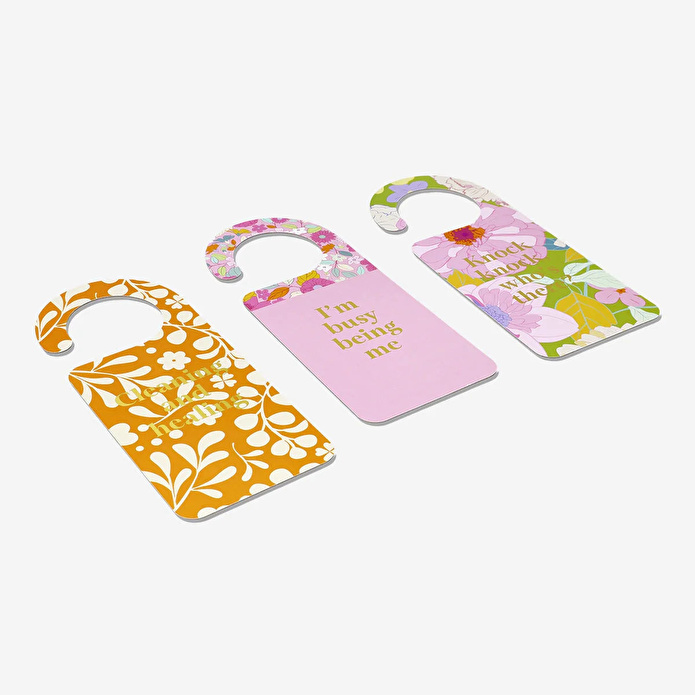 Flying Tiger Copenhagen 3'lü Çok Renkli Kapı Askısı