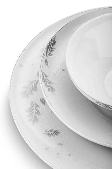 Jumbo Lace Leaf 62 Parça 12 Kişilik Yemek Takımı