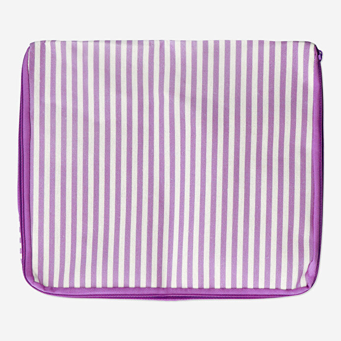 Flying Tiger Copenhagen Fermuarlı Çizgili Küçük Hurç 30 cm x 26 cm