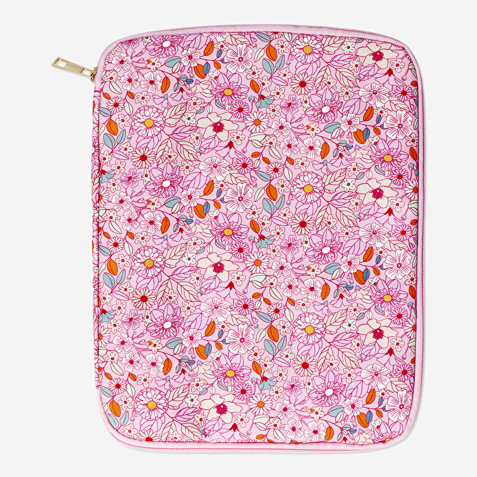 Flying Tiger Copenhagen Pembe Çiçek Desenli Tablet Çantası 10