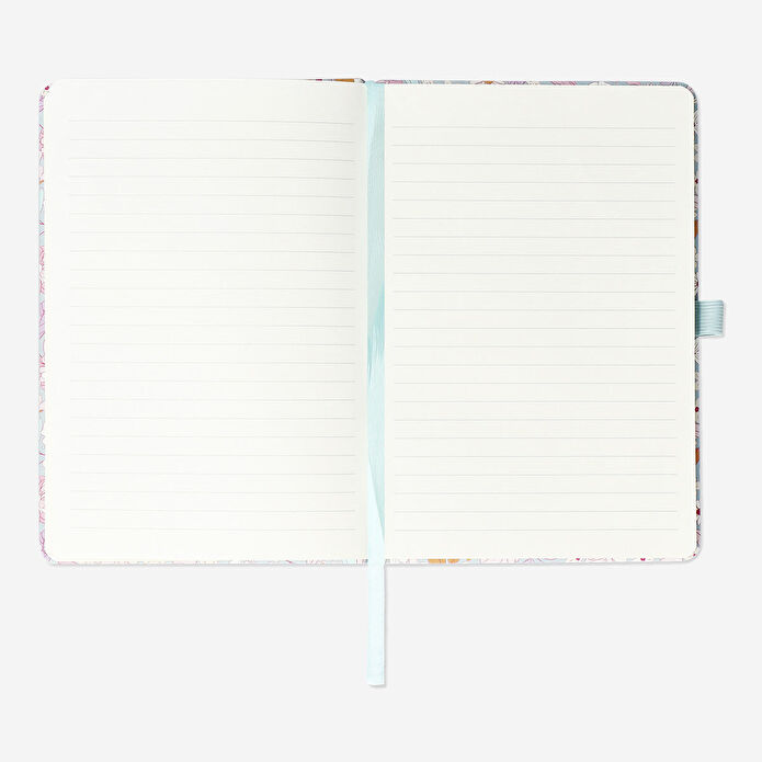 Flying Tiger Copenhagen Çiçekli Desenli Çizgili Defter