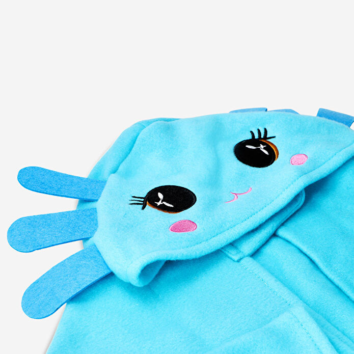 Flying Tiger Copenhagen Mavi Sevimli Canavar Pelerini 4-8 Yaş