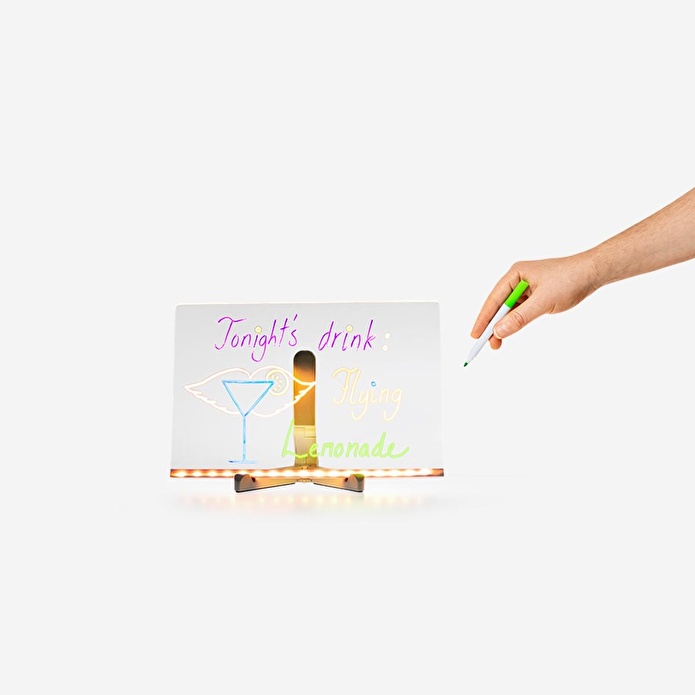 Flying Tiger Copenhagen Işıklı Çizim Tahtası 10 cm x 10 cm