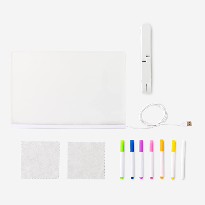 Flying Tiger Copenhagen Işıklı Çizim Tahtası 10 cm x 10 cm