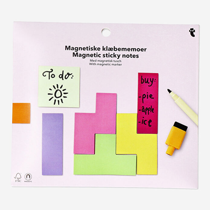 Flying Tiger Copenhagen Kalemli Mıknatıslı Yapışkan Kağıt Seti