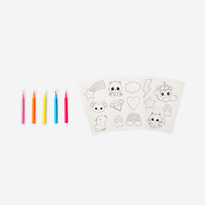 Flying Tiger Copenhagen Kendin Yap Bardak Süsleme Seti