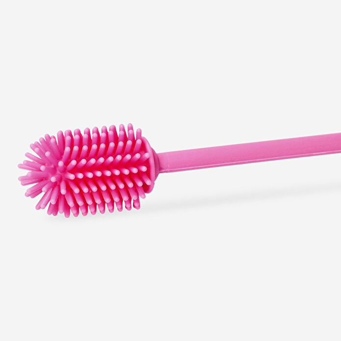 Flying Tiger Copenhagen Pembe Şişe Temizleme Fırçası 30,5 cm
