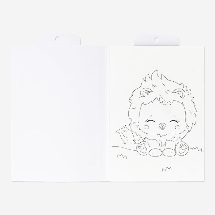 Flying Tiger Copenhagen Hayvan Figürlü Sulu Boya ile Boyama Kitabı