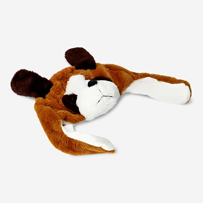 Flying Tiger Copenhagen Kahverengi Köpek Şeklinde Peluş Şapka