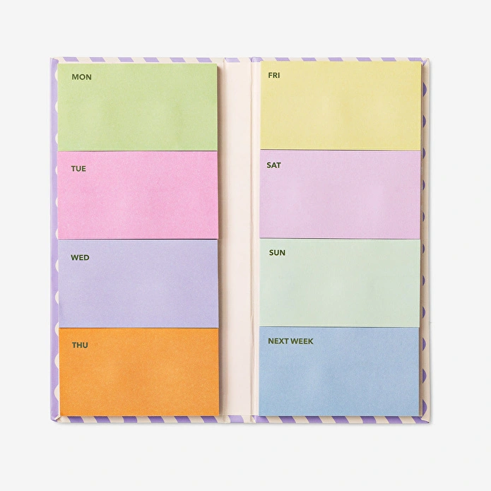 Flying Tiger Copenhagen 8'li Çok Renkli Yapışkanlı Not Seti