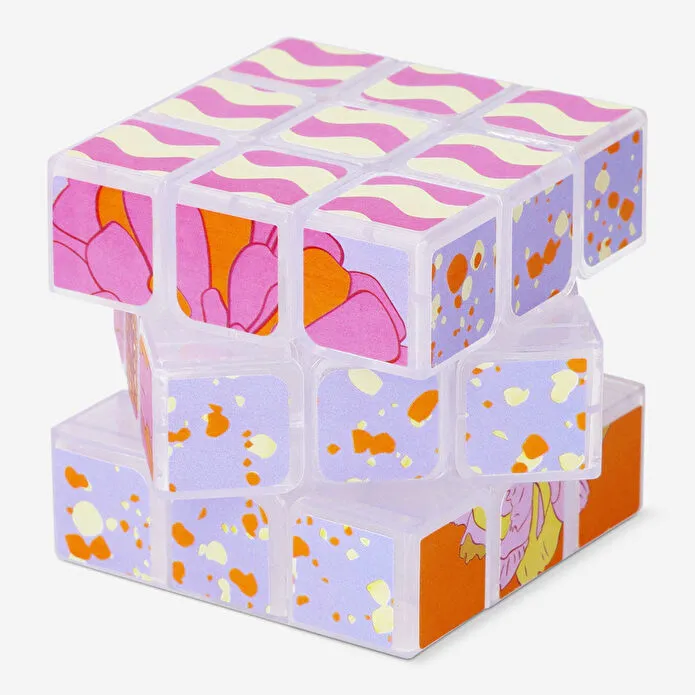 Flying Tiger Copenhagen Desenli Çok Renkli Rubik Küp