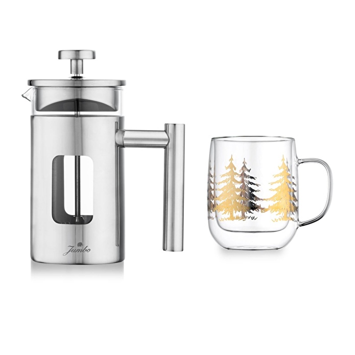 Jumbo Momento Kutulu Kahve Hediye Seti Kırmızı