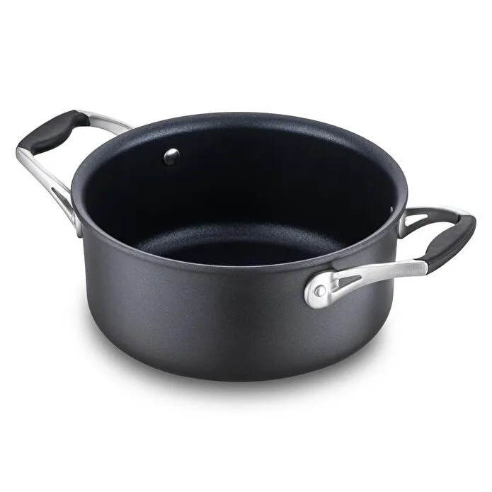 Jumbo New Moment Diamond İndüksiyon Tabanlı Siyah Derin Tencere 20 cm