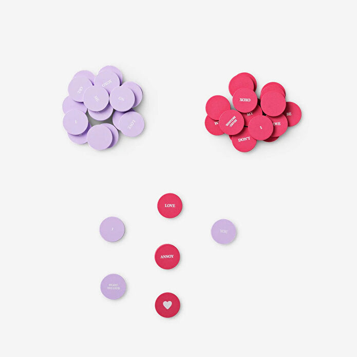 Flying Tiger Copenhagen Pembe Kalpli Ahşap Taş Eşleştirme Oyunu