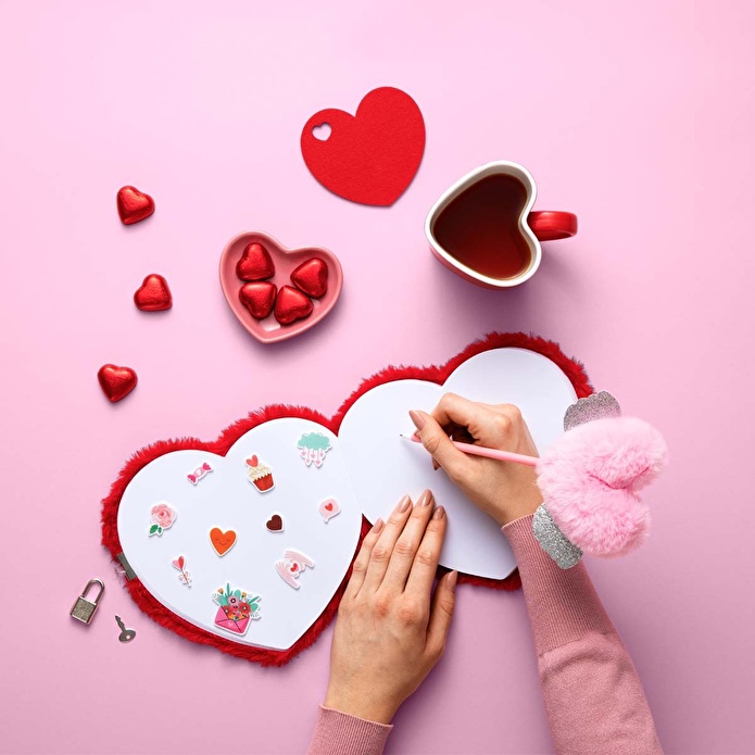 Flying Tiger Copenhagen Kalp Şekilli Kırmızı Seramik Kupa 330 ml