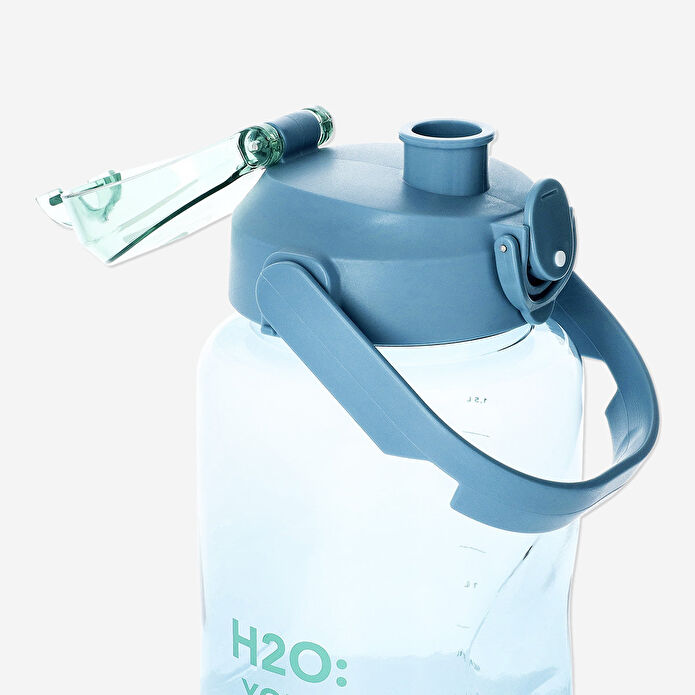 Flying Tiger Copenhagen Motivasyon Sloganlı Mavi Matara 2 L