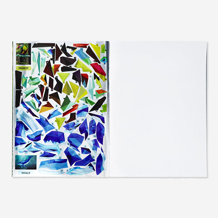 Flying Tiger Copenhagen Mozaik Hayvan Şekilli Sticker Kitabı