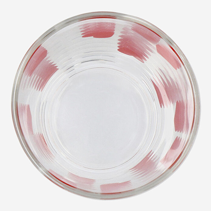 Flying Tiger Copenhagen Kırmızı Kalpli Cam Su Bardağı 220 ml