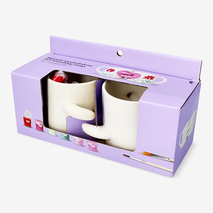 Flying Tiger Copenhagen 2'li Kendin Yap Kupa Boyama Seti