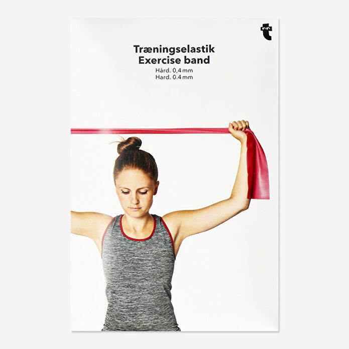 Flying Tiger Copenhagen Koyu Pembe Sert Direnç Bandı 120 cm