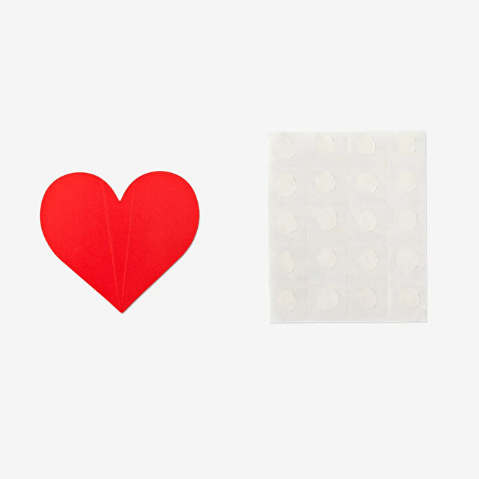 Flying Tiger Copenhagen 20'li Kırmızı Kağıt Kalp Seti