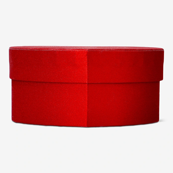 Flying Tiger Copenhagen Parlak Kırmızı Kalp Şekilli Hediye Kutusu