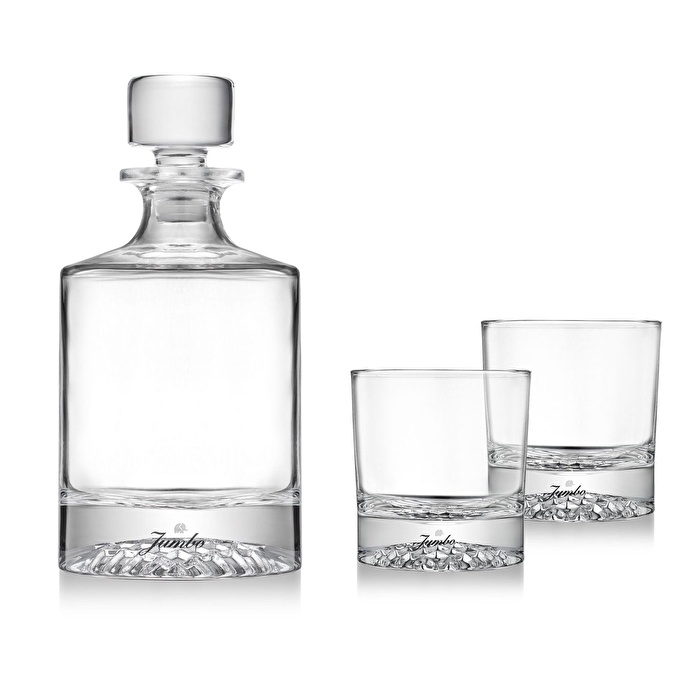 Jumbo Golf Line Hermoso Viski Seti 850ml+280ml