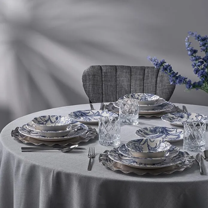 Jumbo New Leaf 24 Parça 6 Kişilik Yemek Takımı