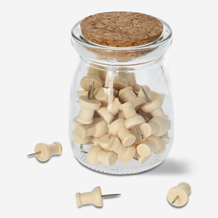 Flying Tiger Copenhagen Cam Kavanozda 50'li Raptiye Seti