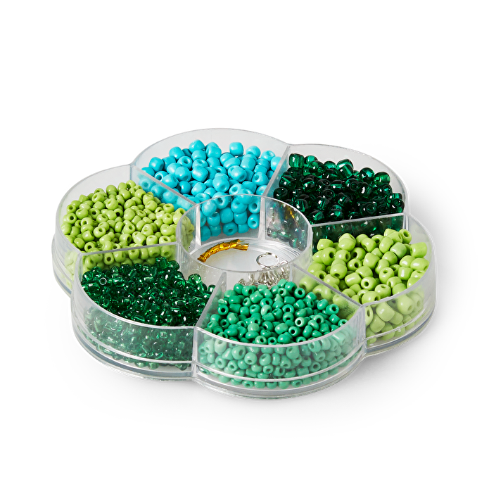 Flying Tiger Copenhagen Yeşil Cam Boncuk Seti