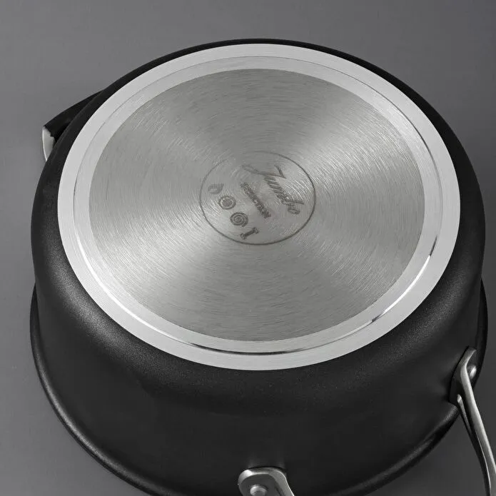 Jumbo New Moment Diamond İndüksiyon Tabanlı Siyah Derin Tencere 24 cm