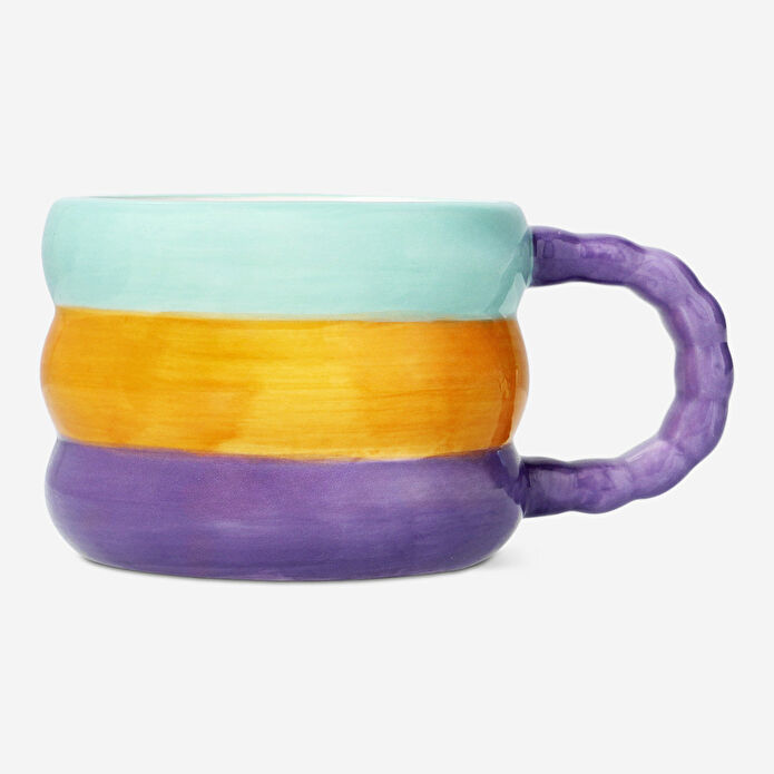 Flying Tiger Copenhagen Üç Renkli Seramik Kupa 400 ml