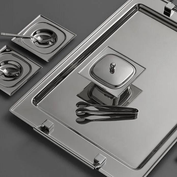 Jumbo Pluto 16 Parça 6 Kişilik Çelik Çay Seti