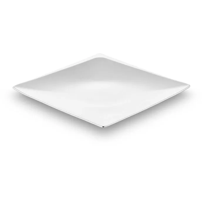 Jumbo Fold Platin 58 Parça 12 Kişilik Kare Yemek Takımı