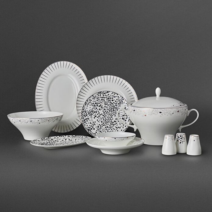 Jumbo Safari 62 Parça 12 Kişilik Yemek Takımı