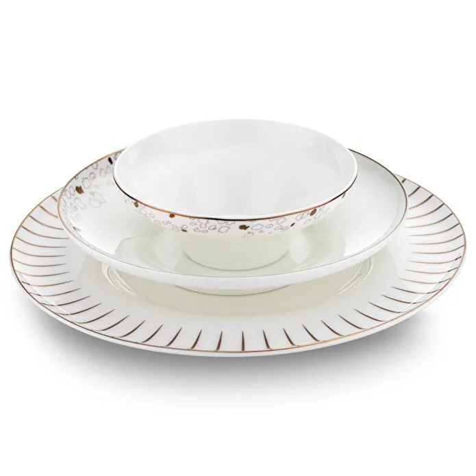 Jumbo Safari 62 Parça 12 Kişilik Yemek Takımı