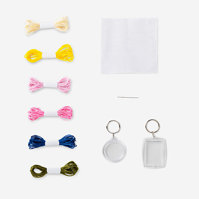 Flying Tiger Copenhagen Kendin Yap Kanaviçe Anahtarlık Seti