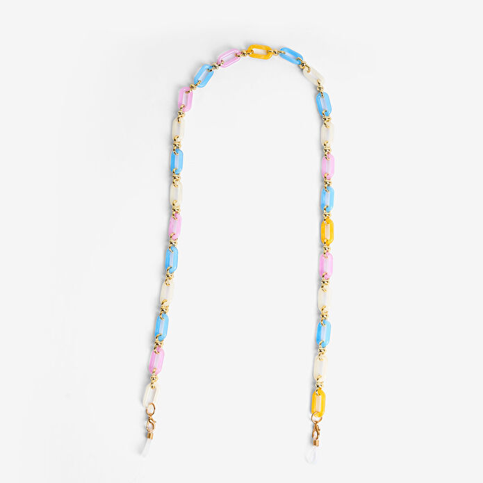 Flying Tiger Copenhagen Çok Renkli Büyük Halkalı Gözlük Zinciri