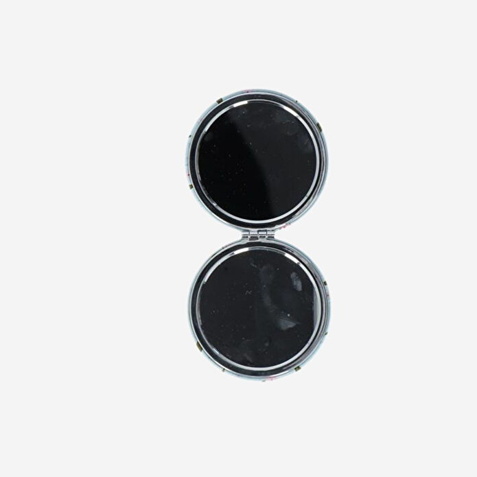 Flying Tiger Copenhagen Mavi Kiraz Çiçeği Desenli Çift Taraflı Cep Aynası