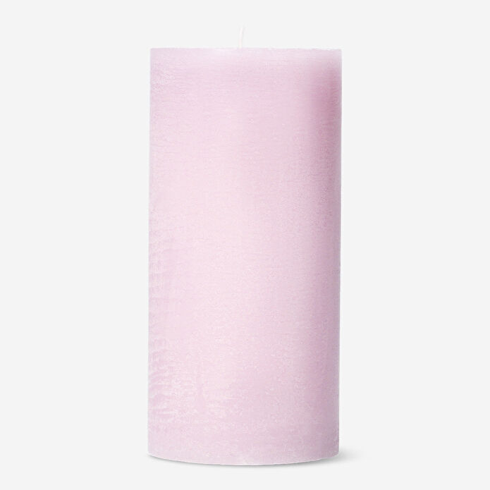 Flying Tiger Copenhagen Açık Pembe Rustik Mum 12 cm