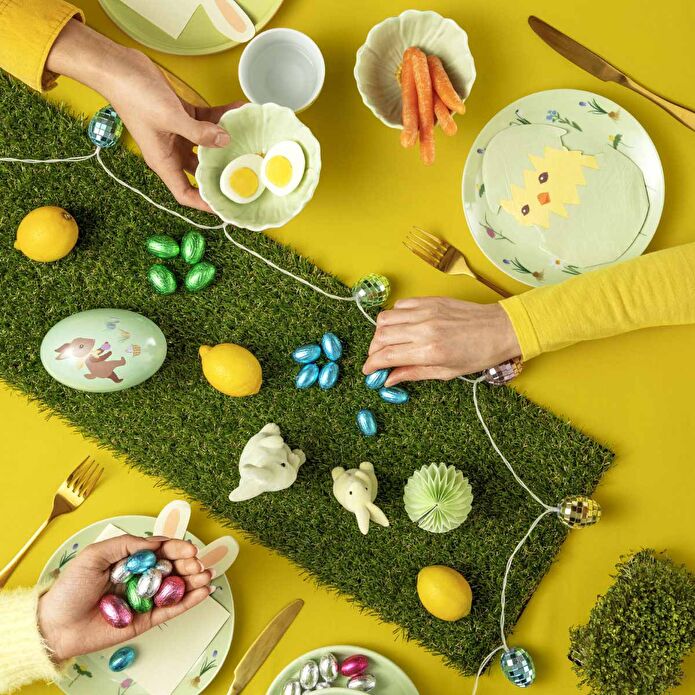 Flying Tiger Copenhagen Yapay Çim Şeklinde Runner 25 cm x 75 cm