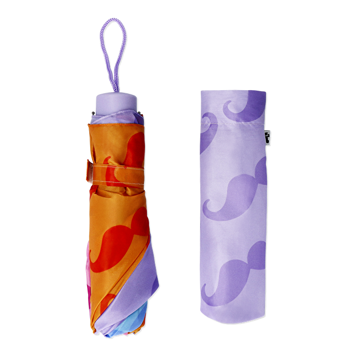 Flying Tiger Copenhagen Mor Desenli Şemsiye