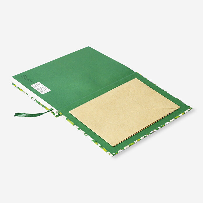 Flying Tiger Copenhagen Çiçek Desenli Yeşil B6 Bitki Günlüğü