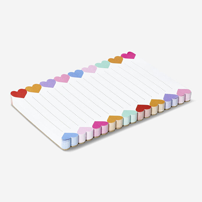 Flying Tiger Copenhagen Çok Renkli Kalpli Not Kağıdı