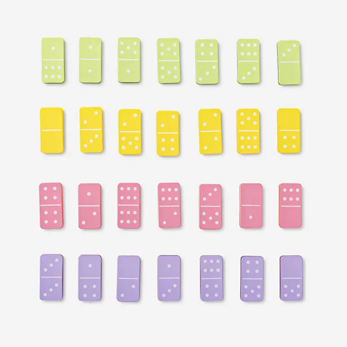 Flying Tiger Copenhagen Çok Renkli Akrilik Domino Seti