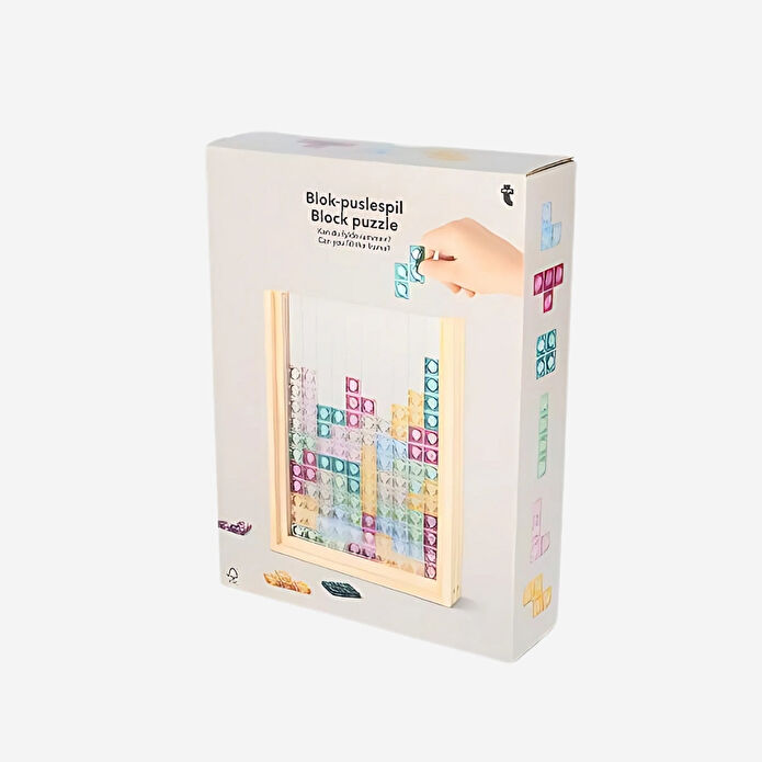 Flying Tiger Copenhagen Çerçeveli 3D Tetris Yapboz